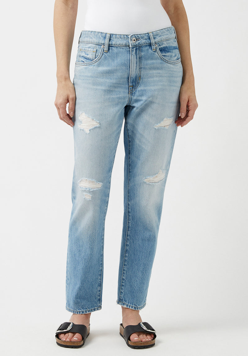 Buffalo David Bitton Relaxed Boyfriend Madison Dahlia Jeans - BL15871 Color INDIGO