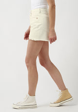 Buffalo David Bitton Super High Rise Joanna Frayed Shorts - BL15913 Color TURTLEDOVE