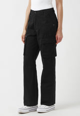 Buffalo David Bitton Low Rise Straight Gia Black Cargo Pants - BL15915 Color BLACK