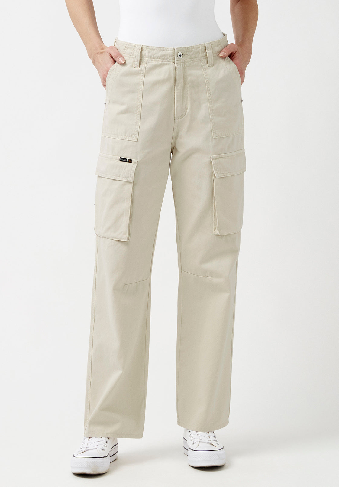 buffalo david bitton LOW RISE STRAIGHT GIA CARGO Jeans