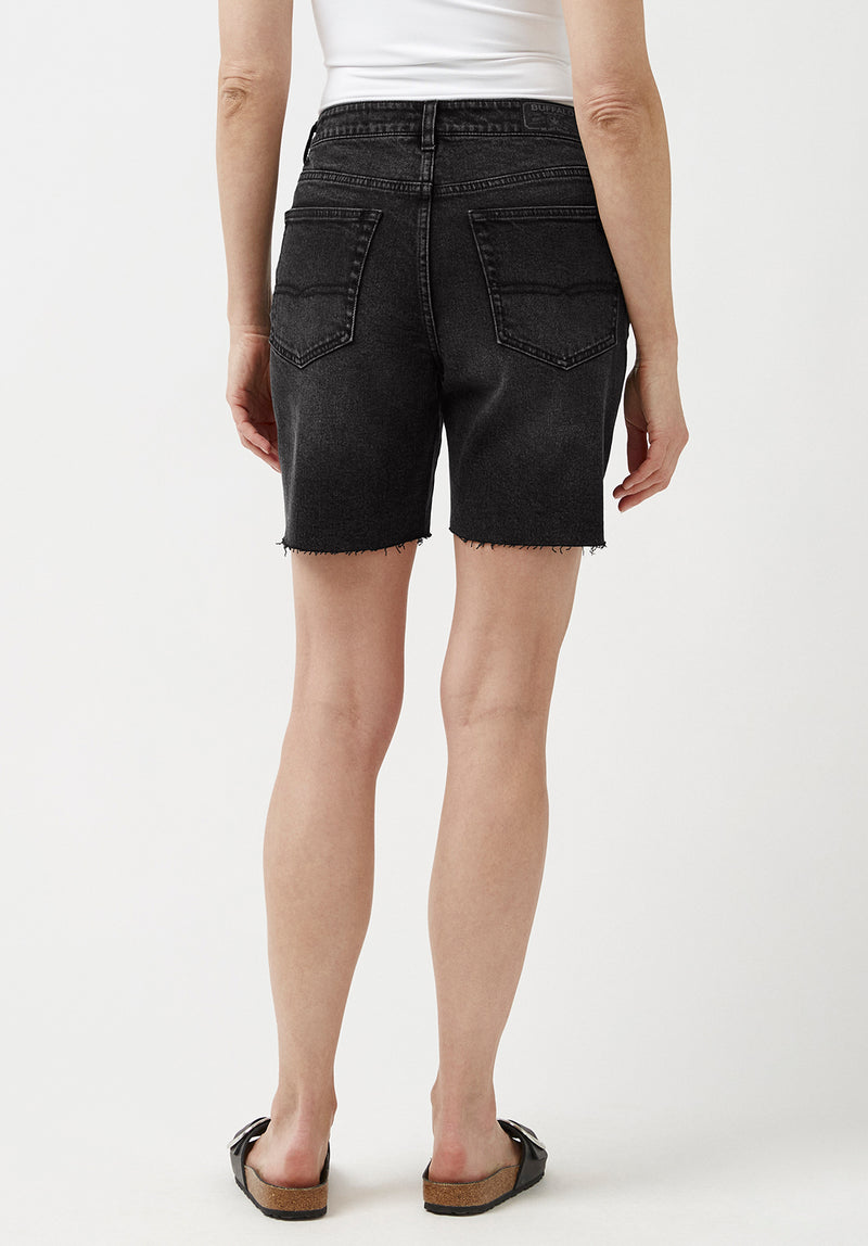 Buffalo David Bitton Maggie Whiskered Black Vintage Momo Shorts - BL15920 Color BLACK