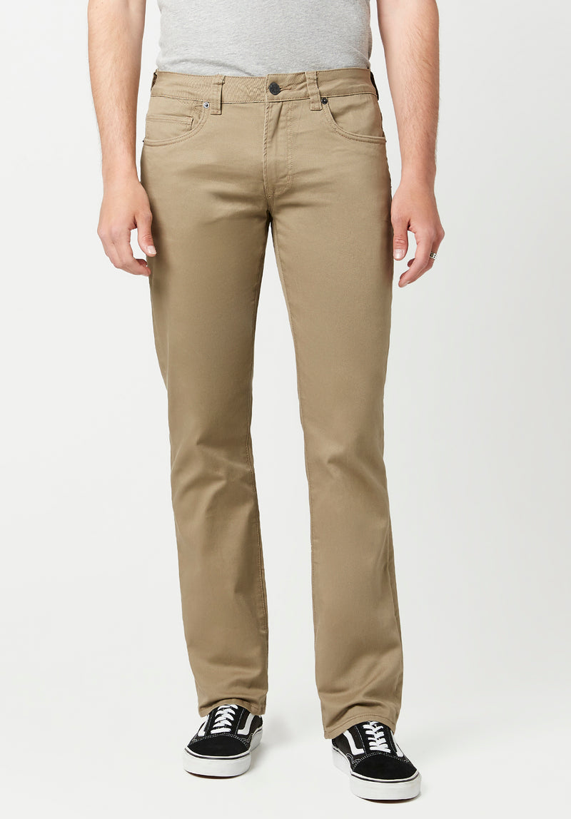 Straight Six Men's Twill Pants in Tan - BM16083