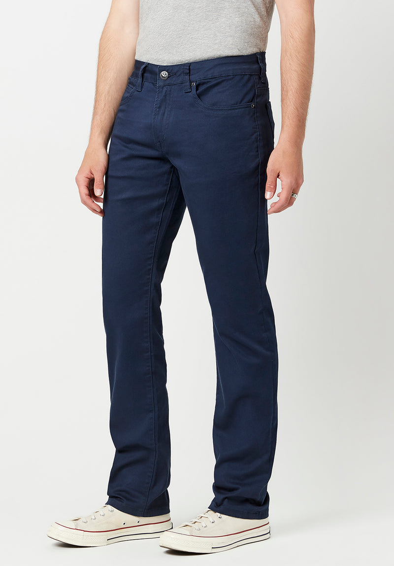 Men Navy Dark Regular Fit Jeans