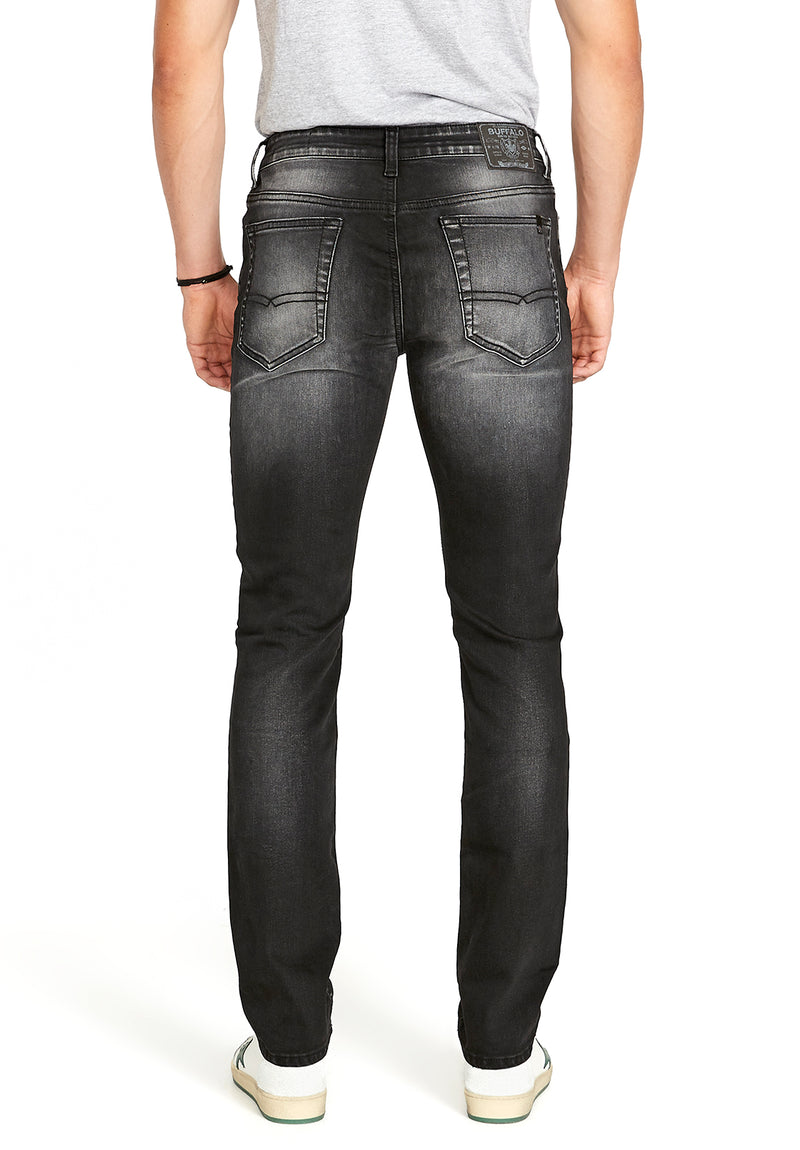 Buffalo David Bitton SLIM Ash JEANS - BM22597 COLOR Black