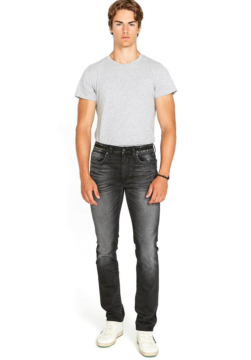 Buffalo David Bitton SLIM Ash JEANS - BM22597 COLOR Black