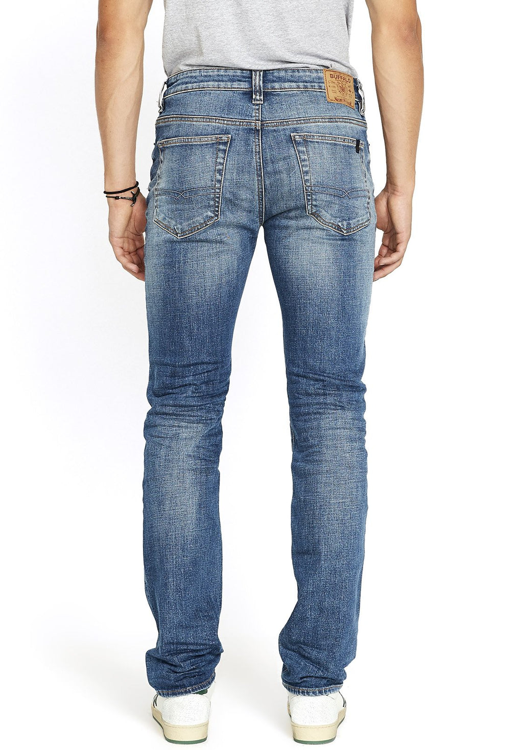 Straight Six Men's Jeans in Sanded Blue – Buffalo Jeans CA