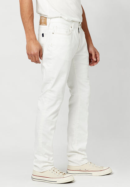 Buffalo David Bitton STRAIGHT SIX Authentic Vintage White Jeans - BM22744 color PURE WHITE