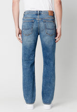Buffalo David Bitton RELAXED STRAIGHT DRIVEN Worked Over Jeans - BM22804 Color INDIGO