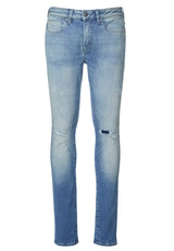 Buffalo David Bitton Skinny Max Contrasted and Veined Jeans - BM22860 Color INDIGO