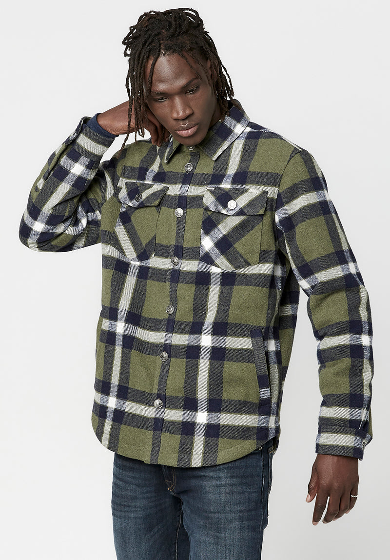 Japuy Men's Shacket in Green Black Plaid – Buffalo Jeans CA