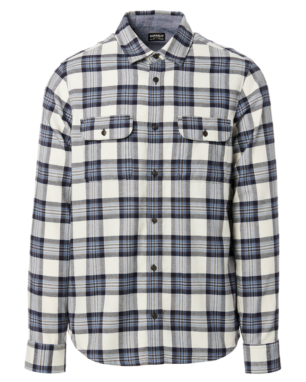 Buffalo Men s Solif Plaid LS Shirt