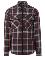 Buffalo David Bitton Zippered Sobum Flannel Shirt - BM23659  