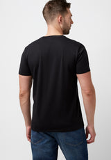 Buffalo David Bitton Supima Cotton Tipima T-Shirt - BM23834 Color BLACK