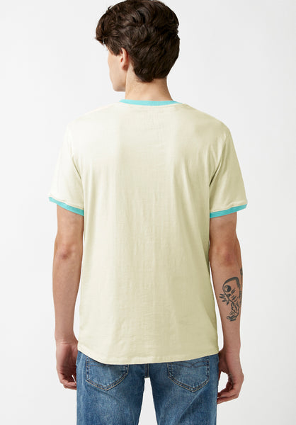 Buffalo David Bitton Turbrook Vintage Wash T-Shirt - BM23875 Color MILK