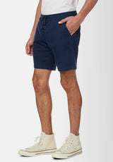 Buffalo David Bitton Higgers Cotton Twill Blend Navy Shorts - BM23934 Color WHALE
