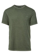Buffalo David Bitton Kathin Faded Army Green T-Shirt - BM23968  