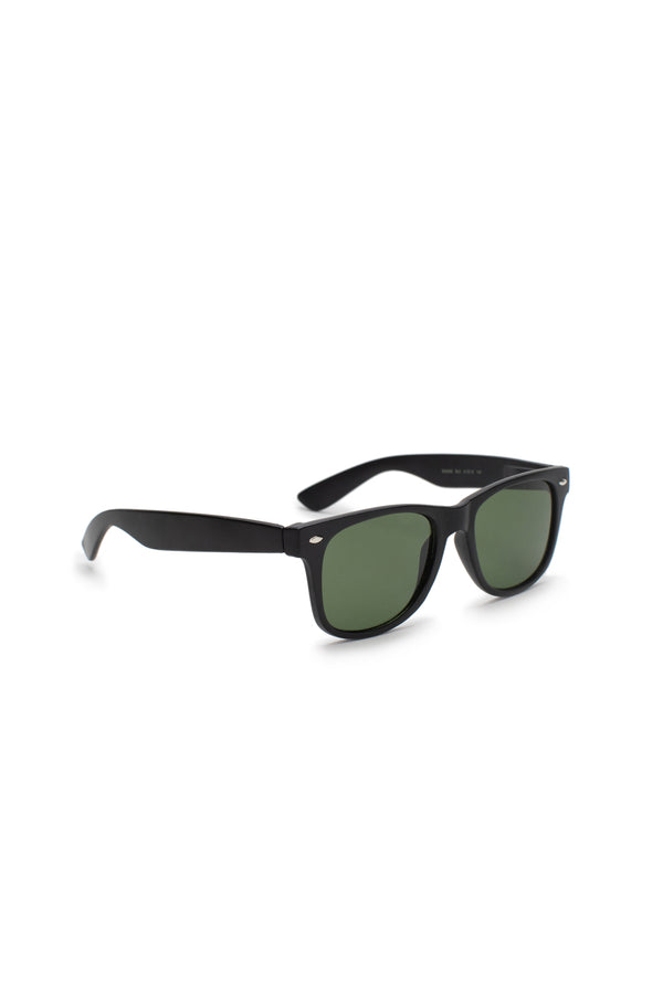 Rectangular Sunglasses in Matte Black - B0009SBLK